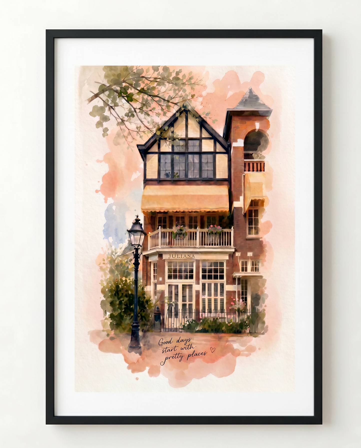Huisportret Aquarel