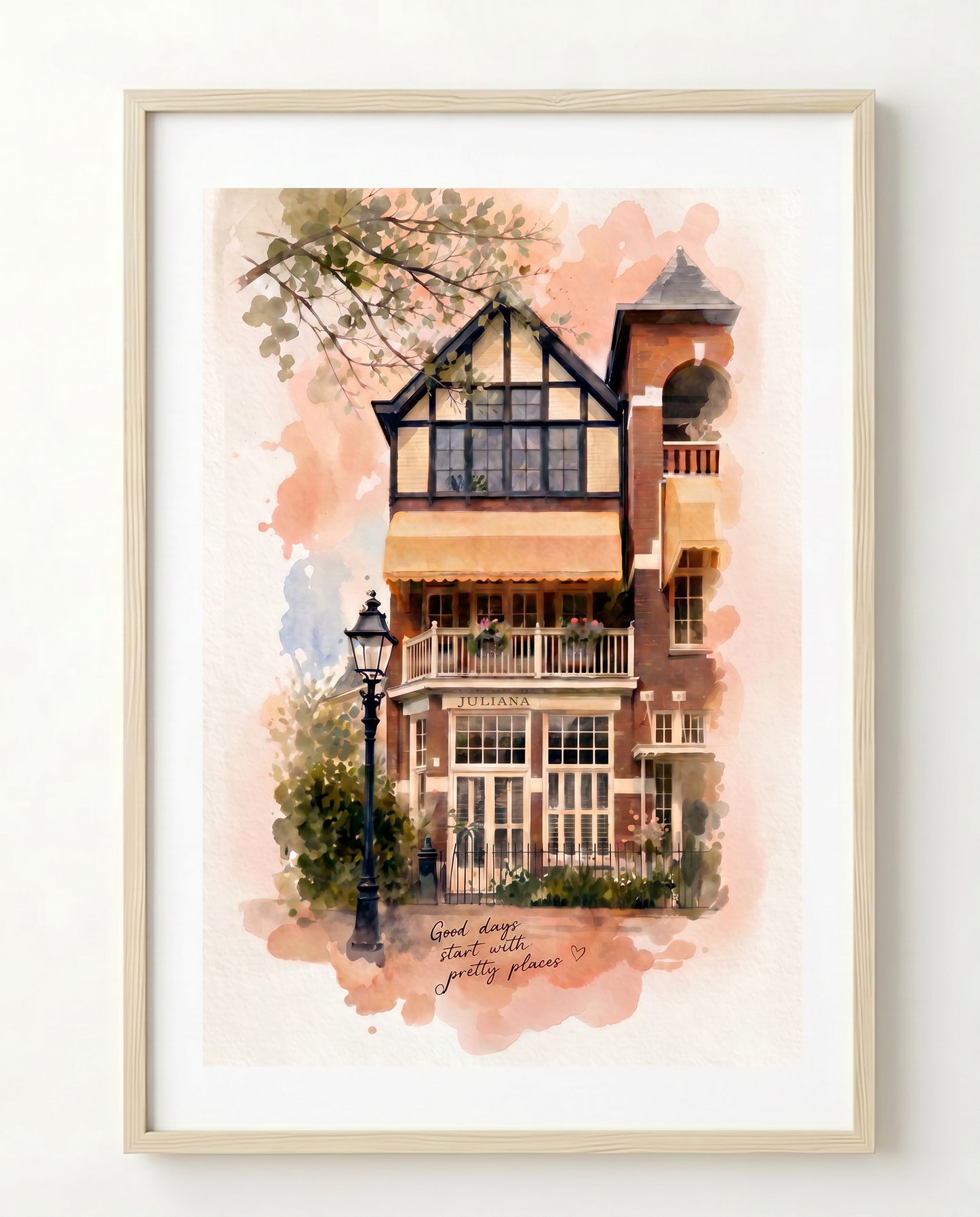 Huisportret Aquarel